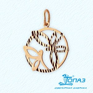 

Подвеска из красного золота Линии Любви, Подвески и кулоны Т10063983