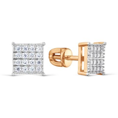 

Серьги с фианитами Линии Любви, Серьги Т14702Б029