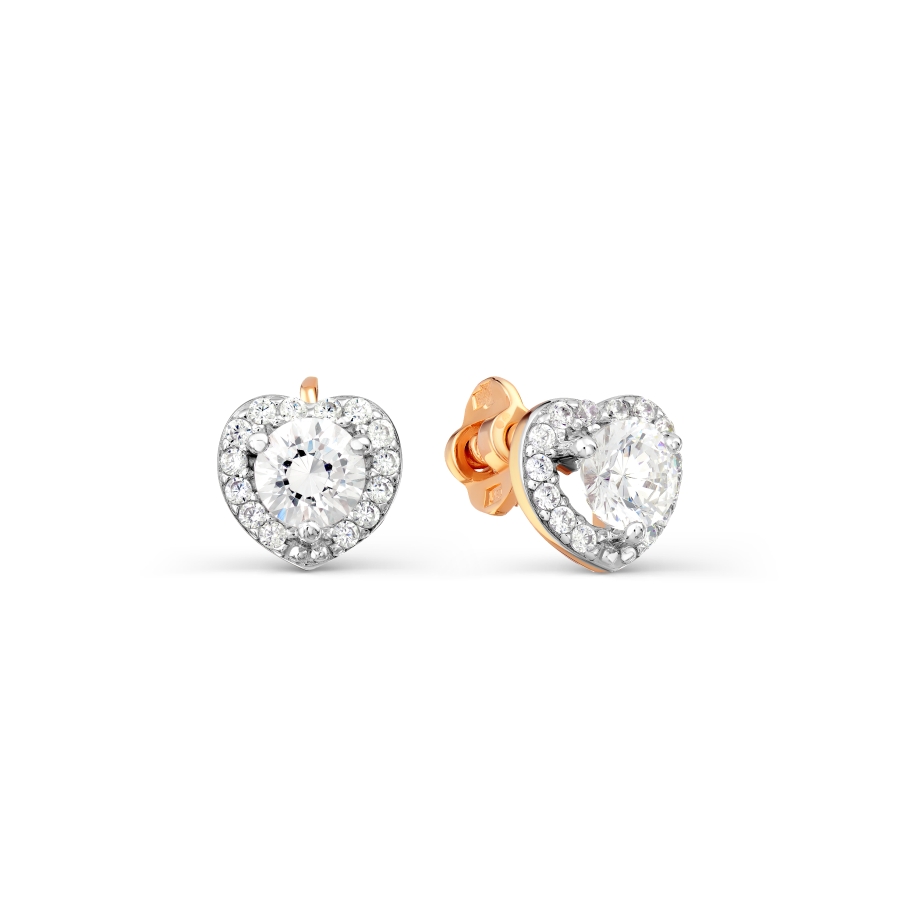 

Серьги с Swarovski Zirconia Линии Любви, Серьги Т147027731