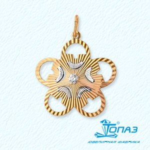 

Подвеска с фианитом Линии Любви, Подвески и кулоны Т142631209