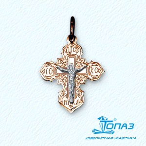 

Крестик из красного золота Линии Любви, Крестики Т13086094
