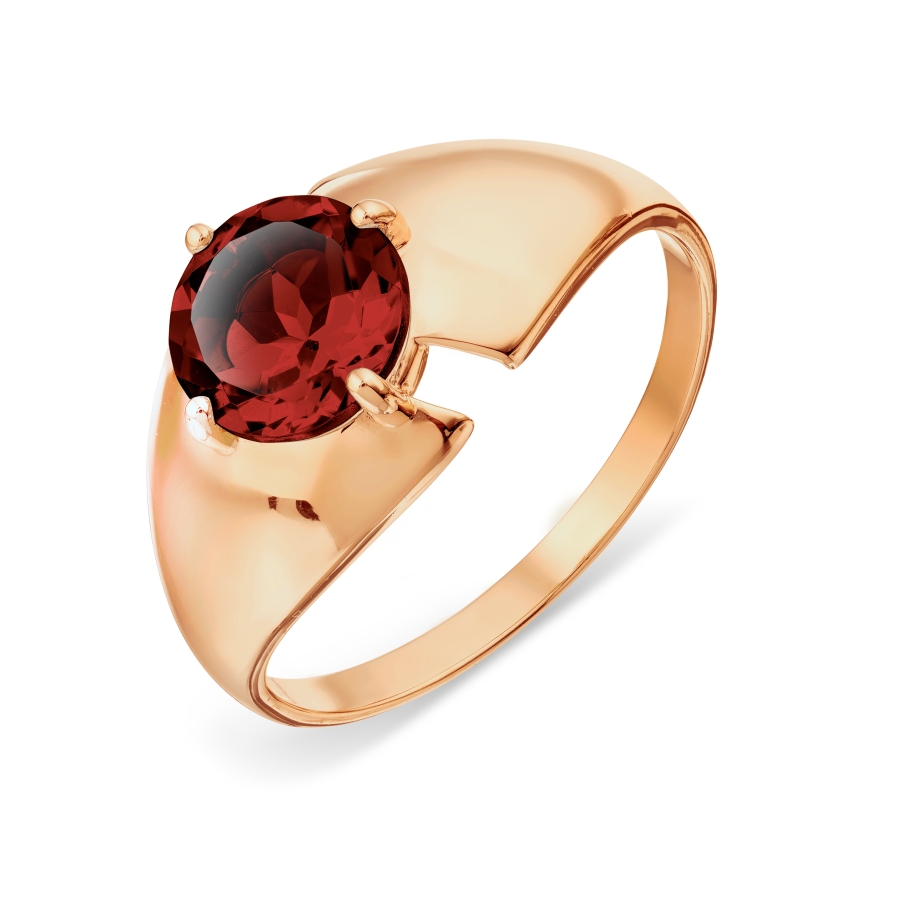 

Кольцо с гранатом Линии Любви