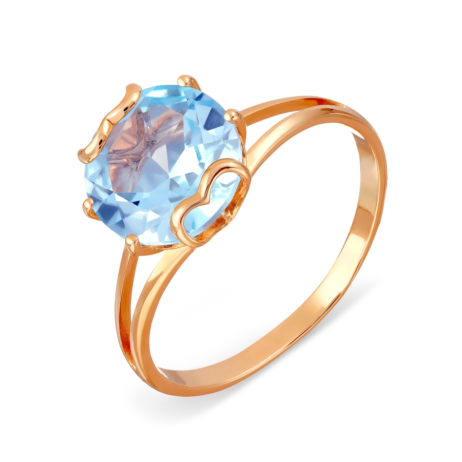 

Кольцо с топазом Линии Любви