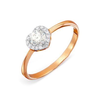 

Кольцо с Swarovski Zirconia Линии Любви, Кольцо Т147017509