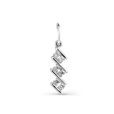 

Подвеска с Swarovski Zirconia Линии Любви, Подвески и кулоны Т302033956