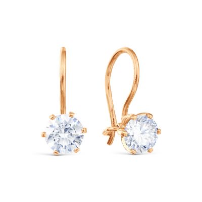 

Серьги с фианитами Линии Любви, Серьги Т102026659-02