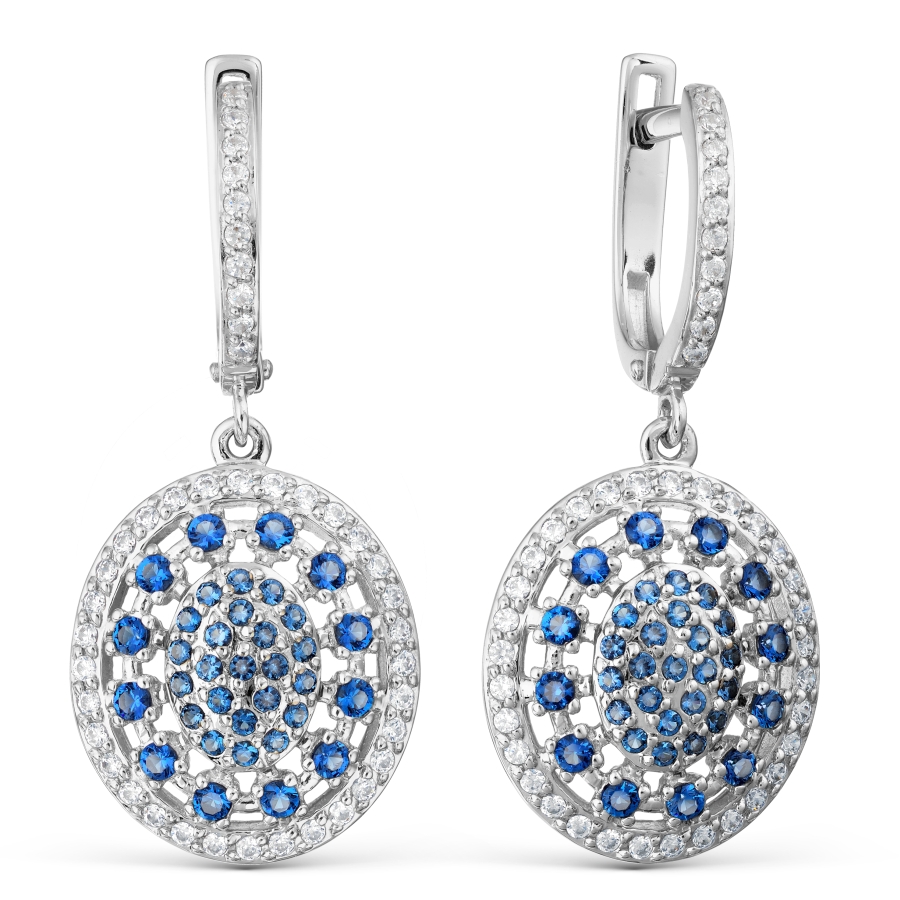 

Серьги с Swarovski Zirconia Линии Любви