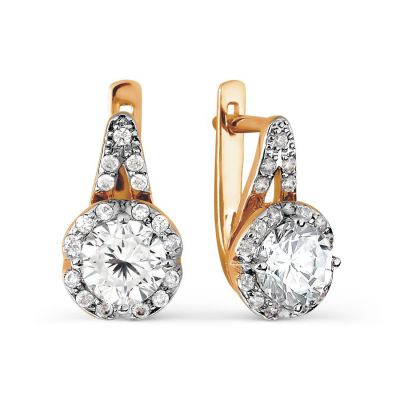 

Серьги с Swarovski Zirconia Линии Любви, Серьги Т147026953
