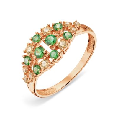 

Кольцо с Swarovski Zirconia Линии Любви, Кольцо Т107017933