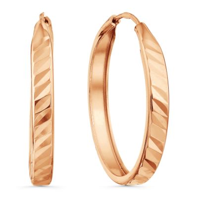 

Серьги конго из красного золота Линии Любви, Серьги Т100621542