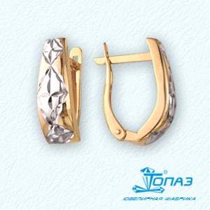 

Серьги из красного золота Линии Любви, Серьги Т140621859