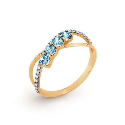 

Кольцо с Swarovski Zirconia Линии Любви, Кольцо Т147017360-02