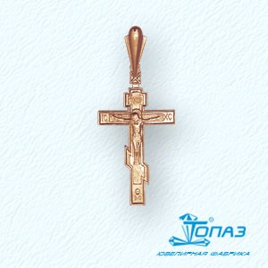 

Крестик из красного золота Линии Любви, Крестики Т10006006