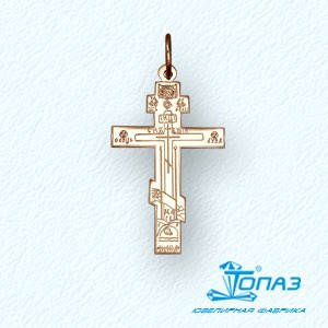 

Крестик из красного золота Линии Любви, Крестики Т10086095