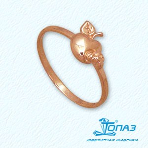 

Кольцо из красного золота Линии Любви, Кольцо Т10001940