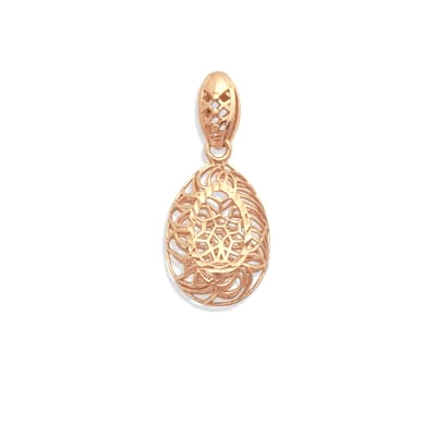 

Серьги из красного золота Линии Любви