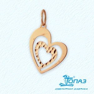 

Подвеска из красного золота Линии Любви, Подвески и кулоны Т10063886