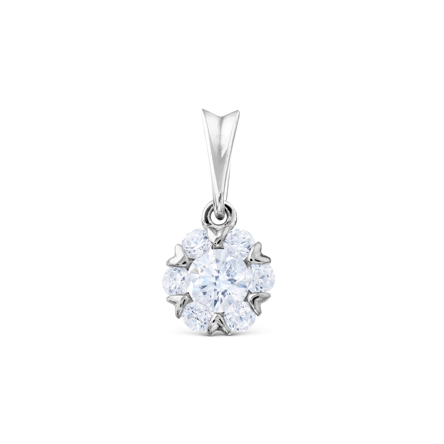 

Подвеска с Swarovski Zirconia Линии Любви, Подвески и кулоны Т302034939