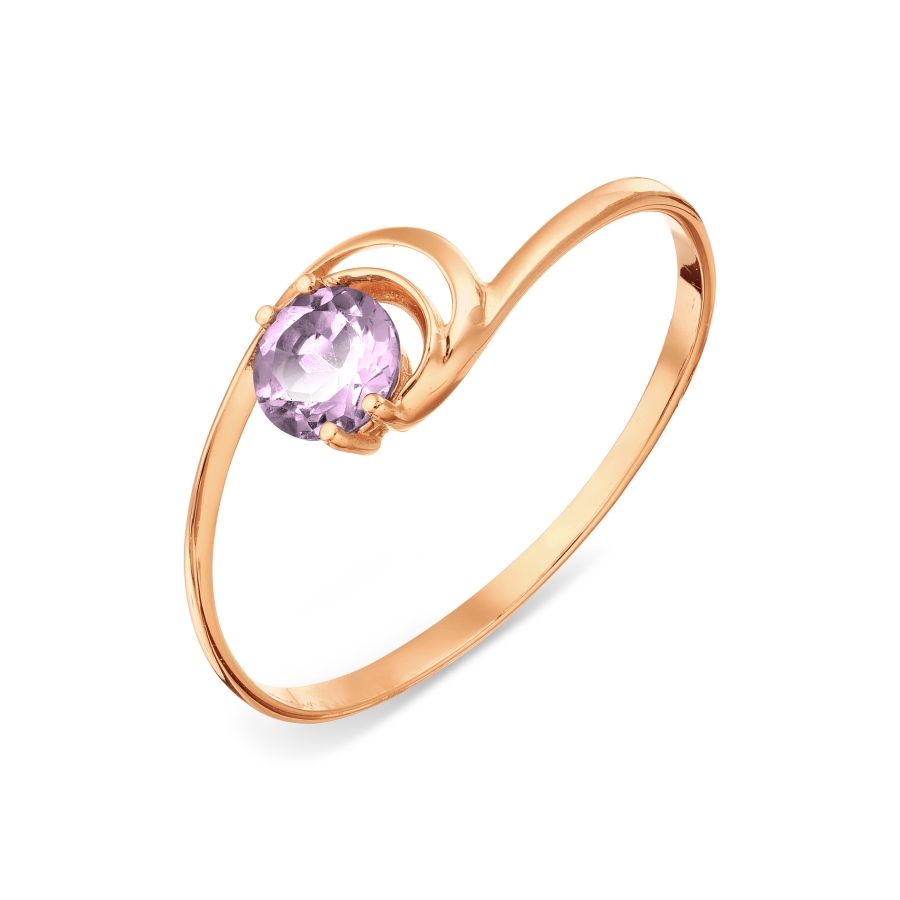 

Кольцо с аметистом Линии Любви