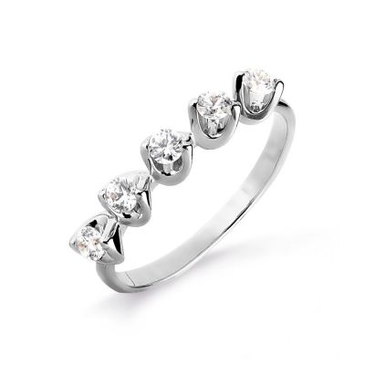 

Кольцо с Swarovski Zirconia Линии Любви, Кольцо Т302016146