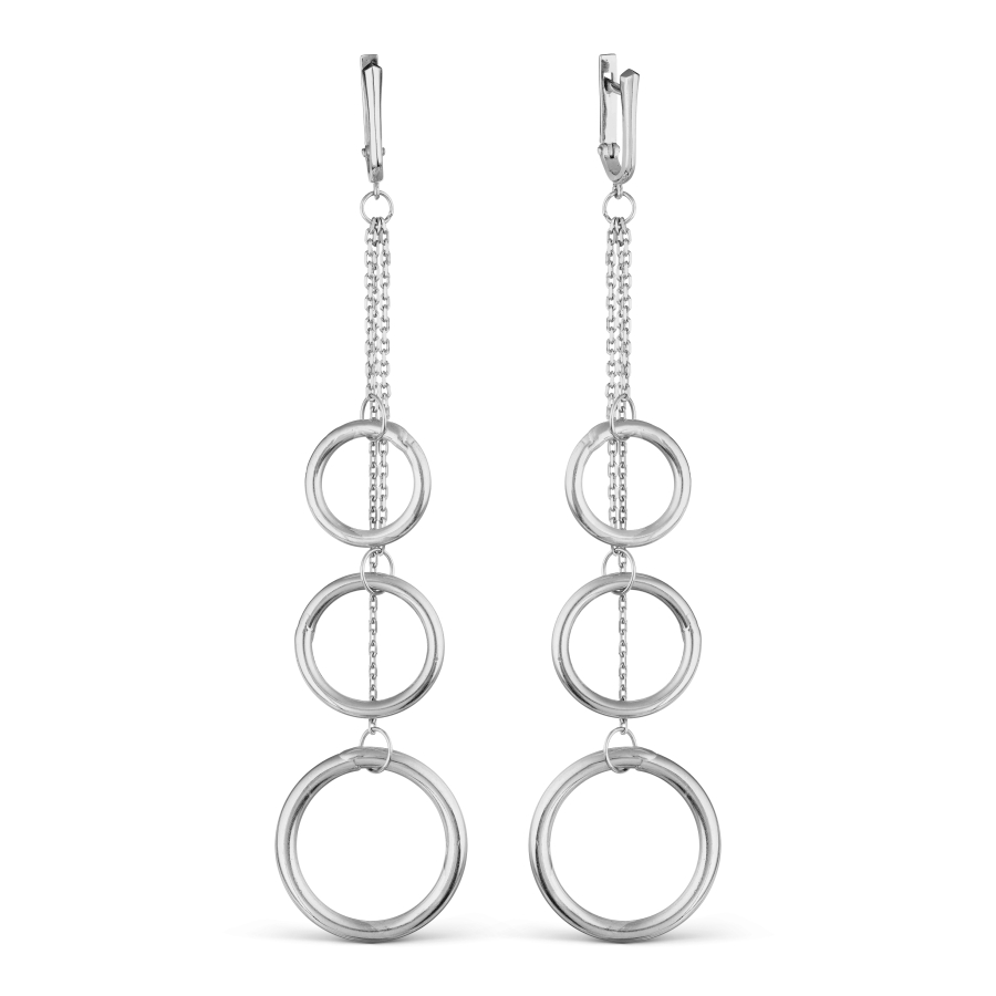 

Серьги из серебра Линии Любви, Серьги Т740027984-1