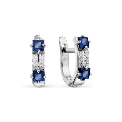 

Серьги с фианитами Линии Любви, Серьги Т302026763-01