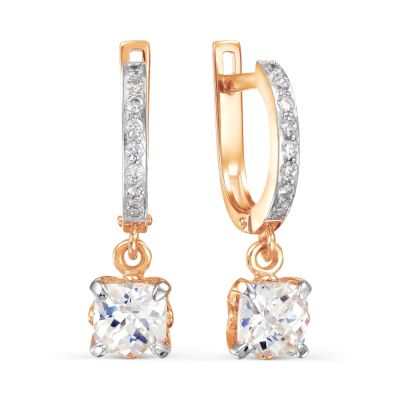 

Серьги с Swarovski Zirconia Линии Любви, Серьги Т147027932