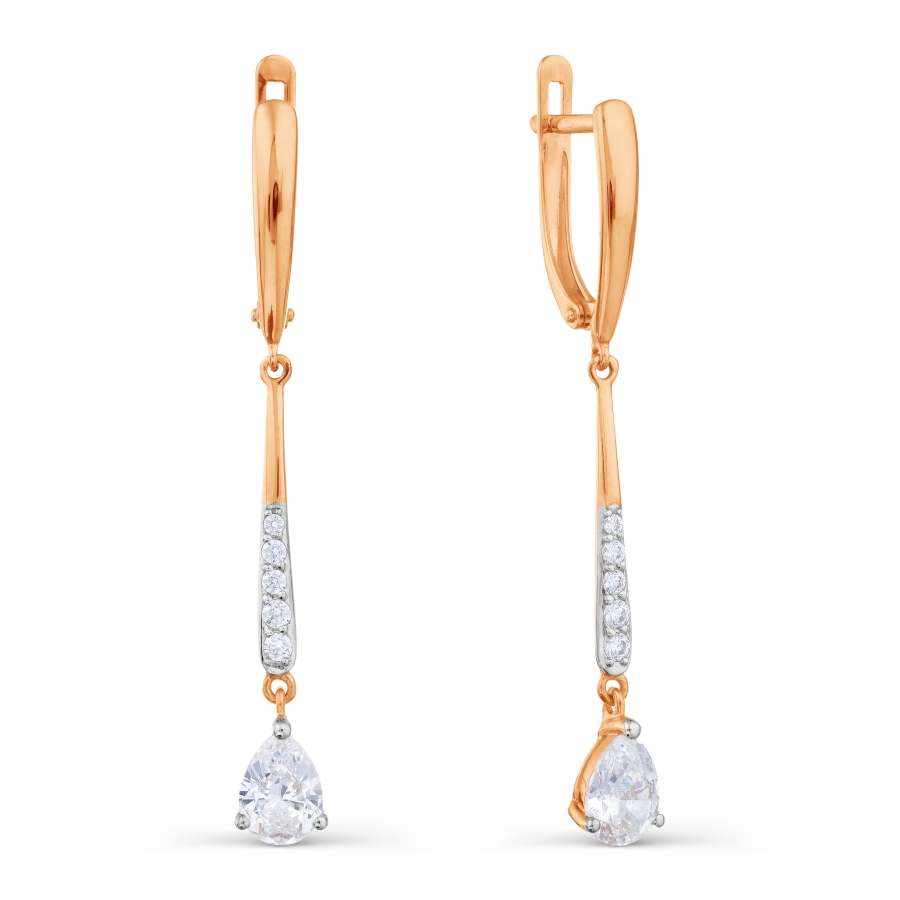 

Серьги с Swarovski Zirconia Линии Любви, Серьги Т147028818