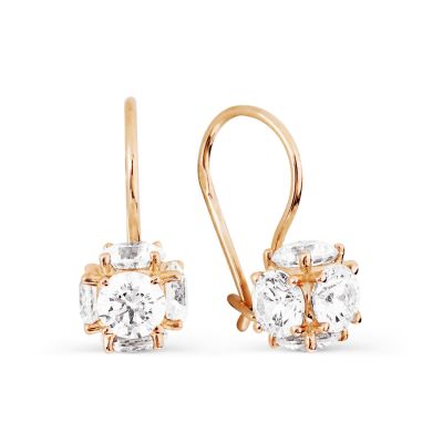 

Серьги с Swarovski Zirconia Линии Любви, Серьги Т102026990