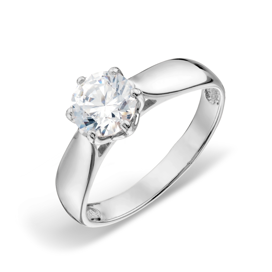 

Кольцо с Swarovski Zirconia Линии Любви