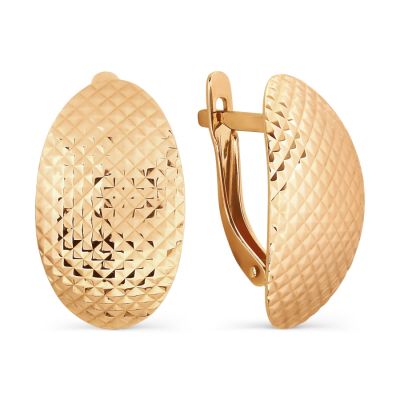 

Серьги из красного золота Линии Любви, Серьги Т100627598