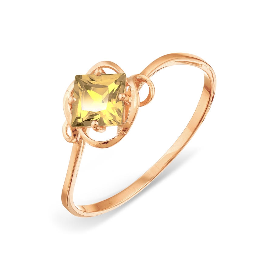 

Кольцо с цитрином Линии Любви