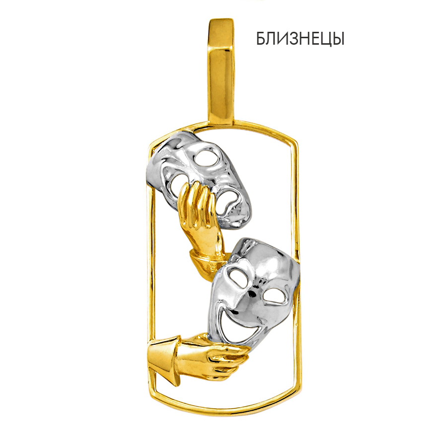 

Подвеска из желтого золота Линии Любви, Подвески и кулоны Т940032958