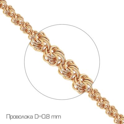 

Цепочка из серебра Линии Любви, Цепочки Ц1РЗ07ПЗ010080