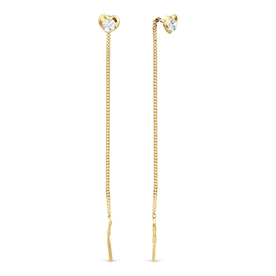 

Серьги из желтого золота Линии Любви, Серьги Т940623137