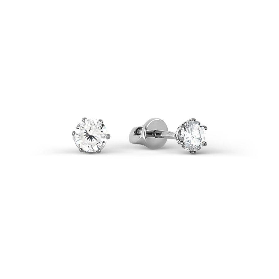 

Серьги с Swarovski Zirconia Линии Любви