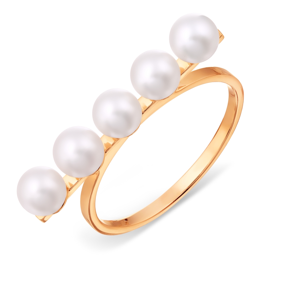 

Кольцо с жемчугом Линии Любви, Кольцо Т108017840