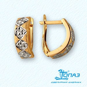 

Серьги из красного золота Линии Любви, Серьги Т140221028