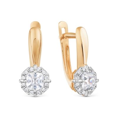 

Серьги с Swarovski Zirconia Линии Любви, Серьги Т142029862