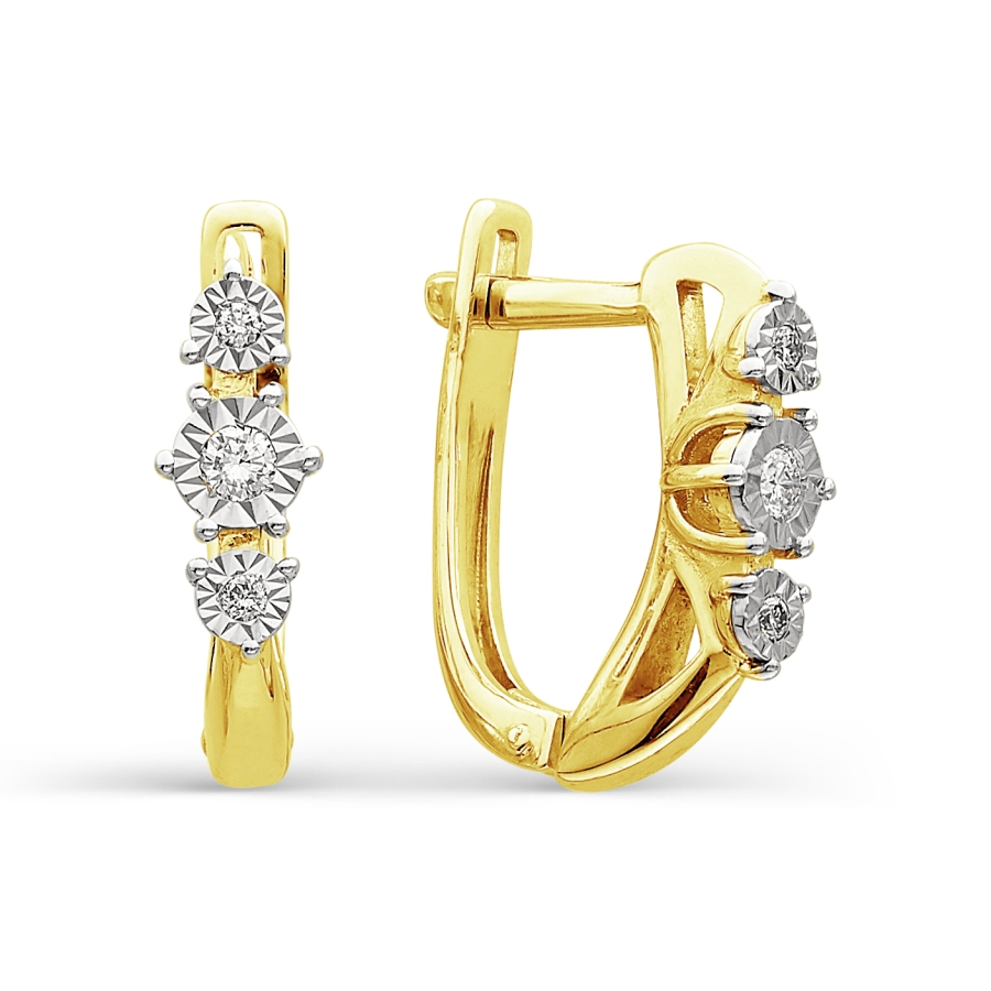 

Серьги с бриллиантами Линии Любви