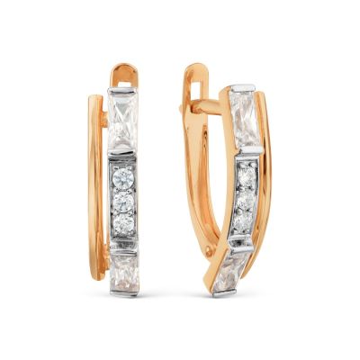 

Серьги с Swarovski Zirconia Линии Любви, Серьги Т142029374