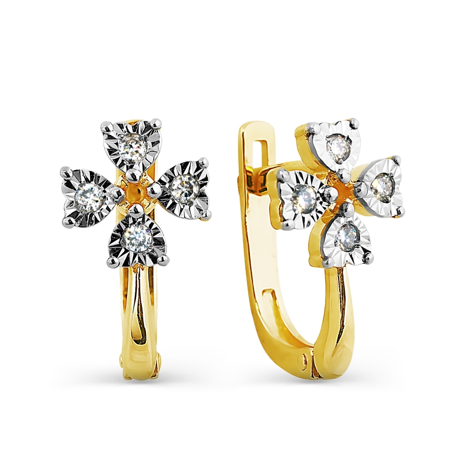 

Серьги с бриллиантами Линии Любви