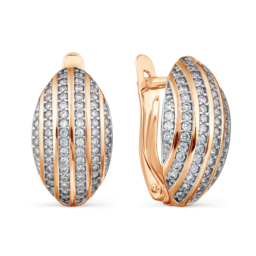 

Серьги с фианитами Линии Любви, Серьги Т147027626