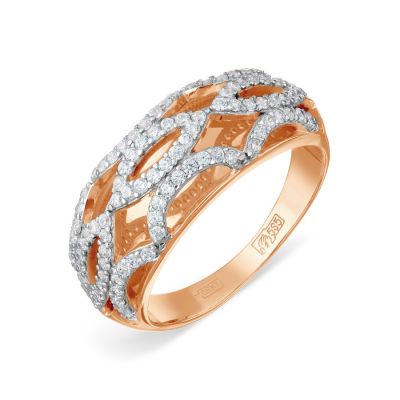 

Кольцо с фианитами Линии Любви, Кольцо Т147017439