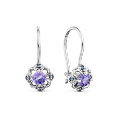 

Серьги с Swarovski Zirconia Линии Любви, Серьги Т30202Б228-01