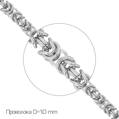 

Цепочка из серебра Линии Любви, Цепь Ц1ВЗ17РО010100