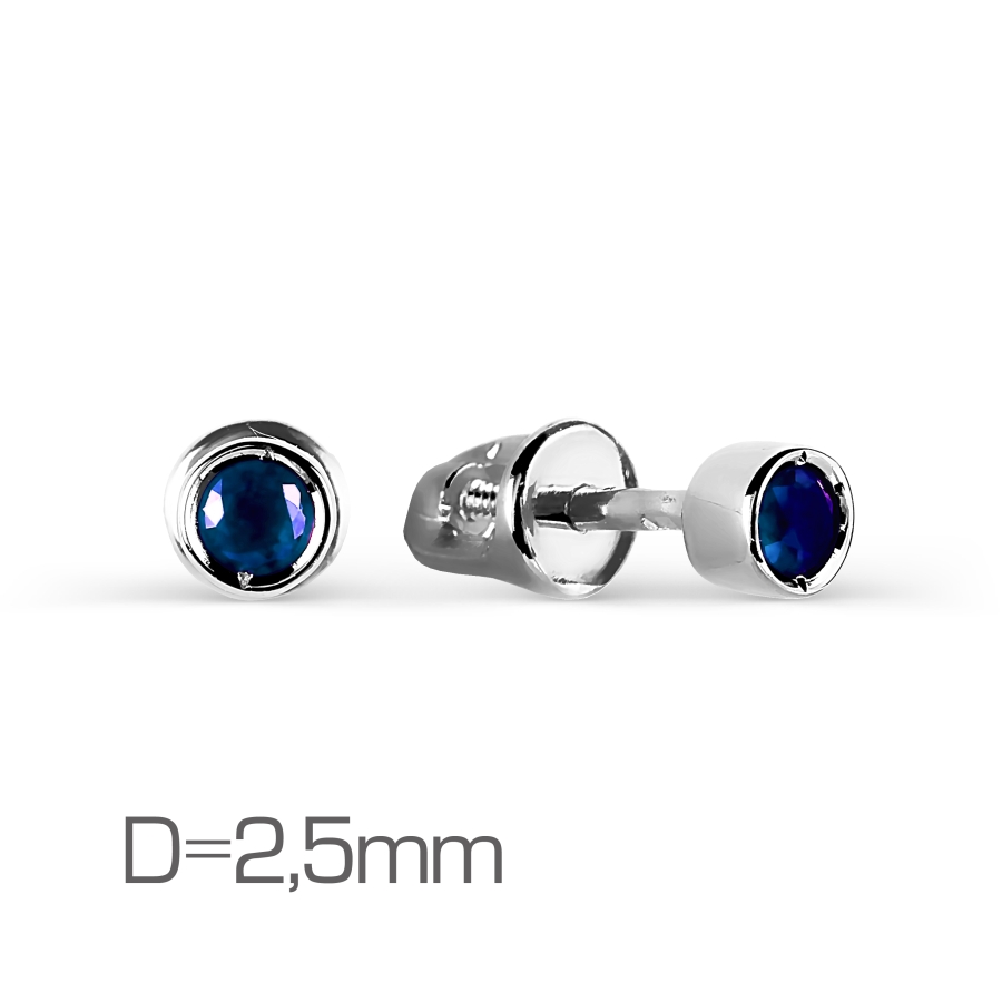 

Серьги с сапфирами Линии Любви