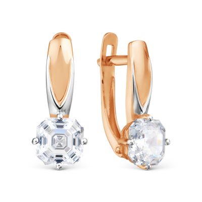 

Серьги с Swarovski Zirconia Линии Любви, Серьги Т142028757