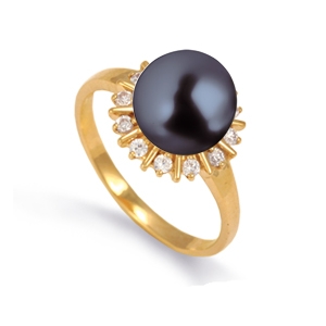 

Кольцо с жемчугом и фианитами Линии Любви, Кольцо Т908012449