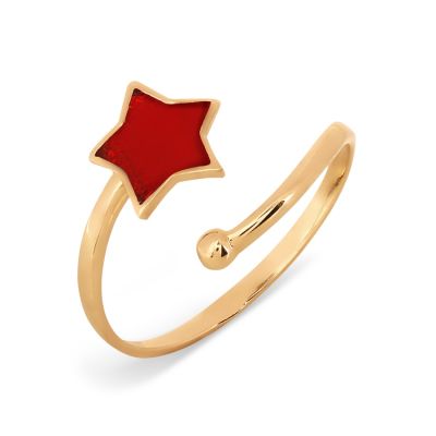 

Кольцо с эмалью Линии Любви, Кольцо Т150017396-01